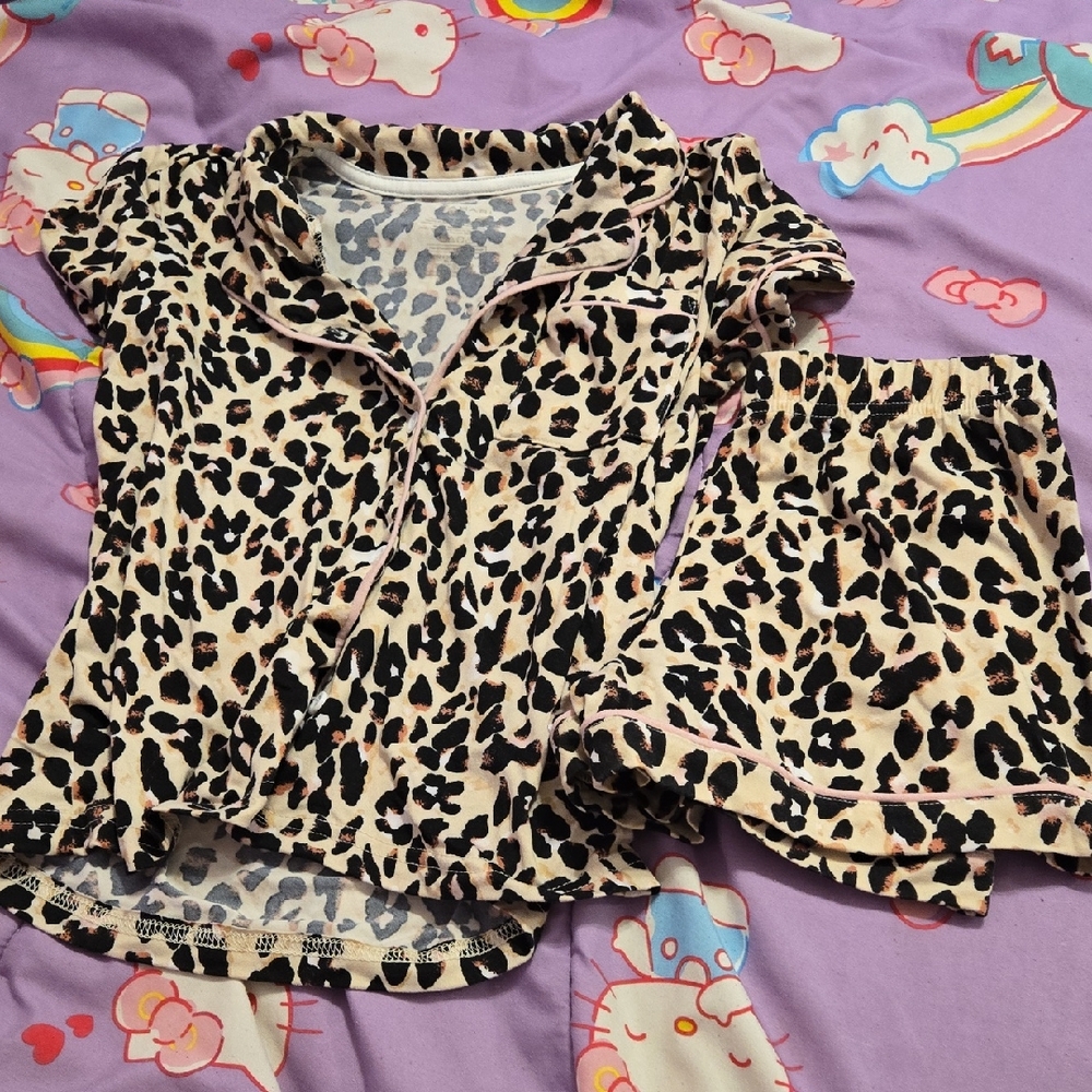Tahari Kids Animal Print Pajama Set
